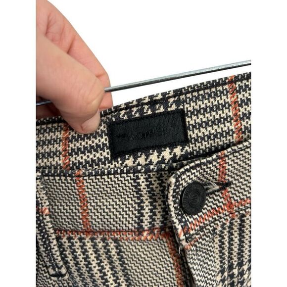 MOTHER The Insider Plaid Ankle Pants Size 24 Preppy Academia Intermix - Picture 7 of 12